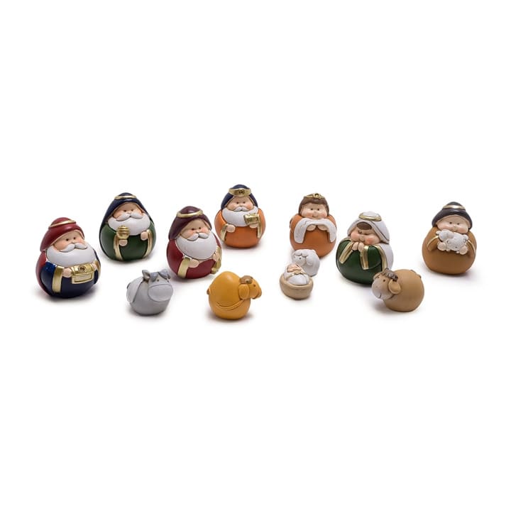 Set de 12 pzas nacimiento 14x13x6cm