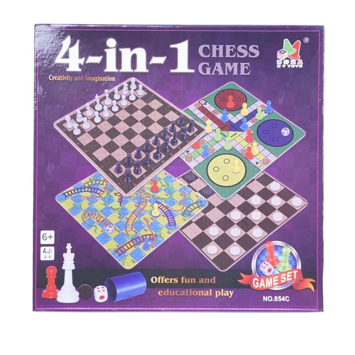 SET DE TABLERO 4 EN 1 RECREATIVO - Domi Delivery