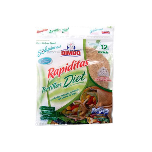 Tortillas bimbo Diet 12u - Domi Delivery