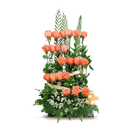 Escalera de rosas