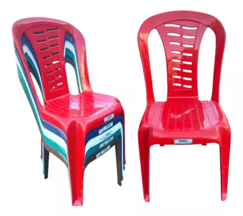 Silla De Plástico Sin Apoya Brazo