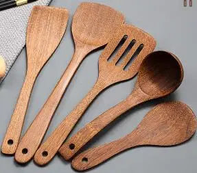 Wings of Wood Utensils Wooden Spoon Ladle Turner Long Shovel Tableware Utensilios de Cocina Skimmer Cooking Kitchen XB 032