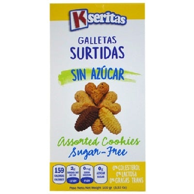 Galletas Sin Azucar Kaseritas Surtidas 100g