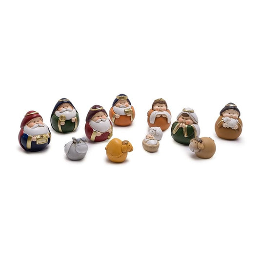 Set de 12 pzas nacimiento 14x13x6cm
