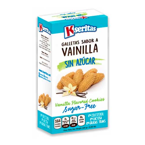 Galletas Sin Azucar Kaseritas Vainilla 100g