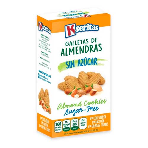 Galletas Sin Azucar Kaseritas Almendra 100g