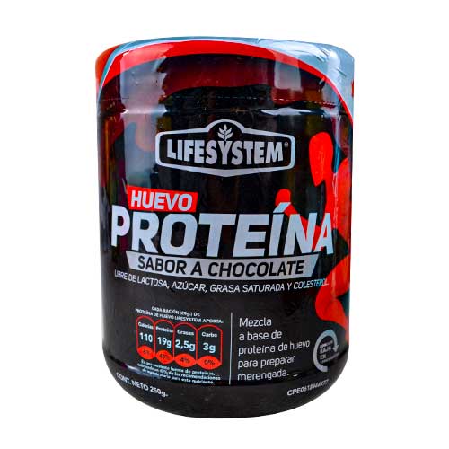 Proteina De Huevo Lifesystem chocolate 250g