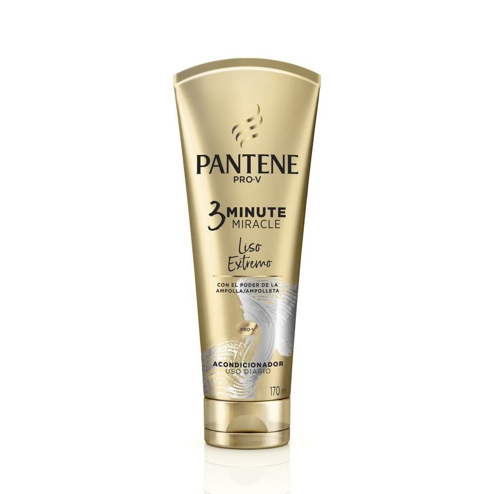 Acondicionador Pantene 3Min Miracle Liso Extremo 170ml - Domi Delivery