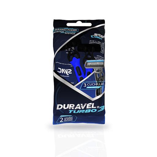 Afeitadora Duravel Turbo3 2u - Domi Delivery
