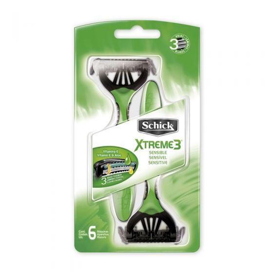Afeitadora Schick Xtreme3 Piel Sens 2u - Domi Delivery