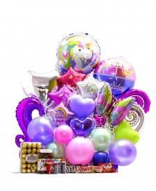 ARREGLO DE GLOBOS GIRL VIP  - Domi Delivery
