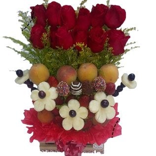 Arreglos flores y frutas 02 - Domi Delivery