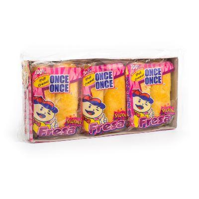 Bizcochos Once Once Fresa Botecitos 3U - Domi Delivery