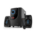 BOCINAS C/SUBWOOFER LED 2.1 KLIP-X KWS-616 40WATTS - Domi Delivery