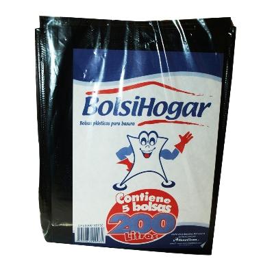 Bolsa De Basura Bolsihogar 200Lt 5U - Domi Delivery