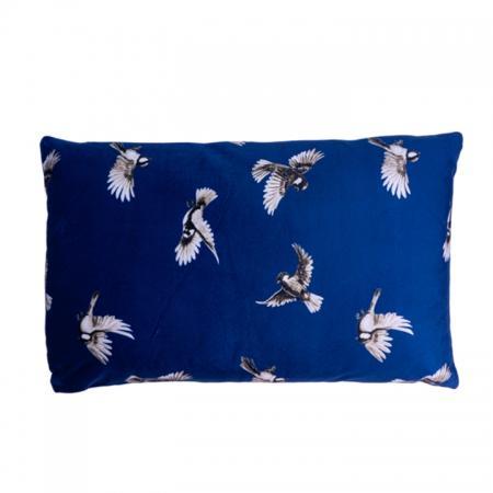 COJÍN ESTAMPADO AZÚL 30X50CM - Domi Delivery
