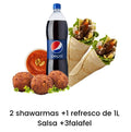 Combo shawarma 6
