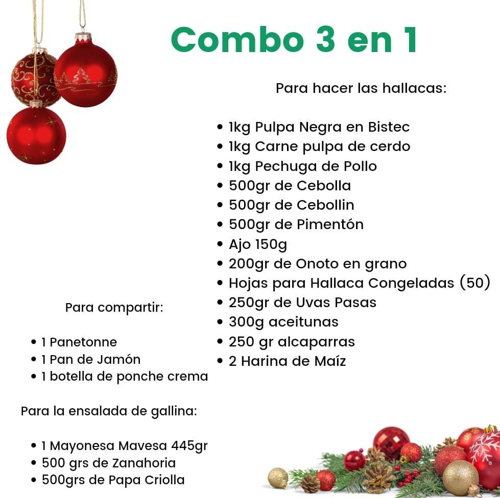 Combo hallaquero 3 en 1 - Domi Delivery