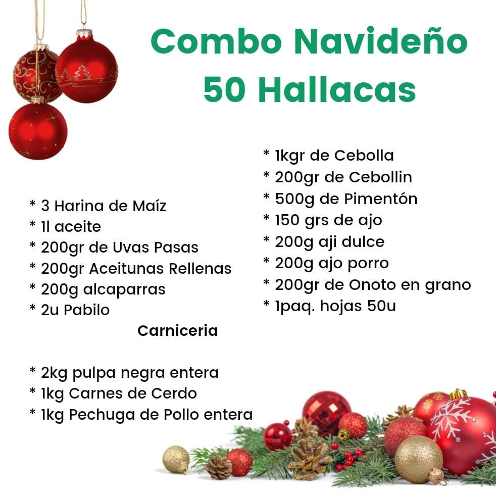 Combo hallaquero 50u - Domi Delivery