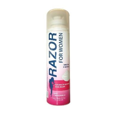 Crema Afeitar Razor Espuma Aloe P/Mujer 200ml - Domi Delivery