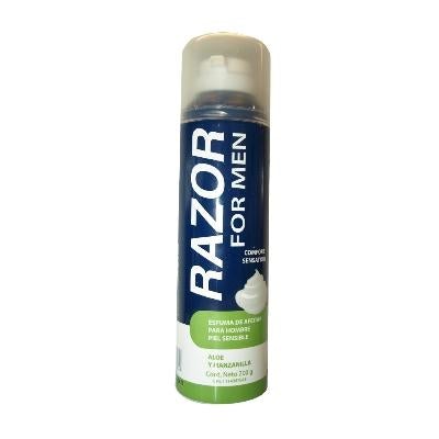 Crema Afeitar Razor Espuma Aloe Y Manzanilla 200ml - Domi Delivery