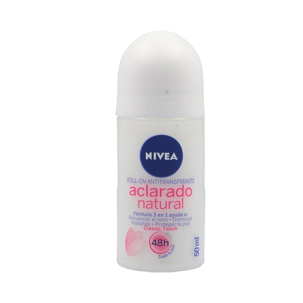Desodorante nivea aclarado natural roll 50ml - Domi Delivery