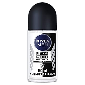 Desodorante nivea black and white men roll 50ml - Domi Delivery