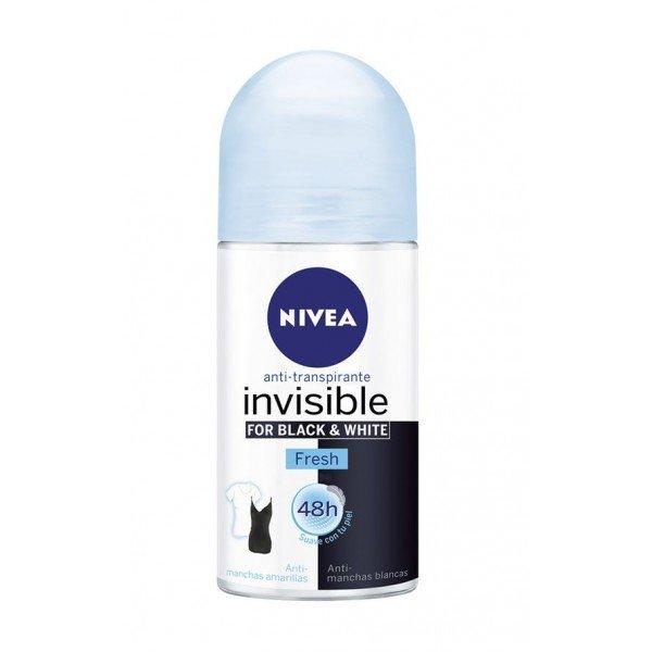 Desodorante nivea black and white women roll 50ml - Domi Delivery