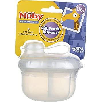 Envase Nuby Contenedor de Leche 4 Compartimientos +0M - Domi Delivery