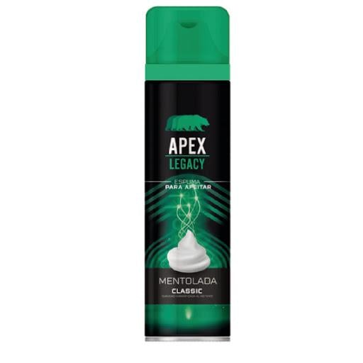 Espuma Afeitar Apex Legacy Mentolada 414ml - Domi Delivery