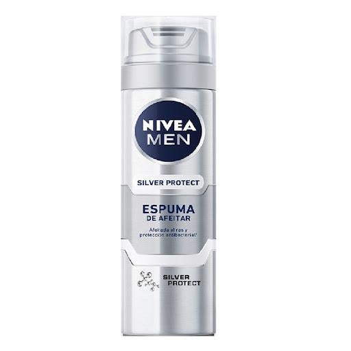 Espuma Afeitar Nivea Men Silver Protect 200ml - Domi Delivery