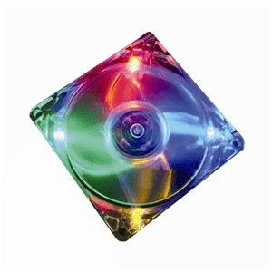 FAN COOLING 120 MM TRANSPARENTE LED DE 3 COLORES - Domi Delivery