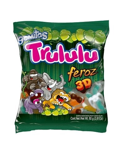 Gomitas Trululu Feroz 3D 80g - Domi Delivery