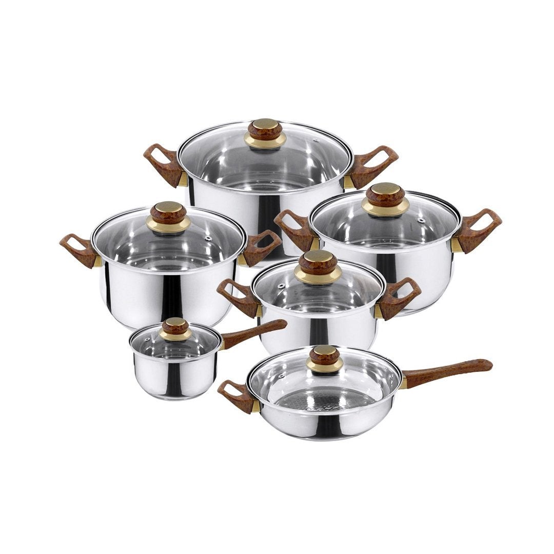 Juego de ollas 12 piezas Happy Baron - Domi Delivery