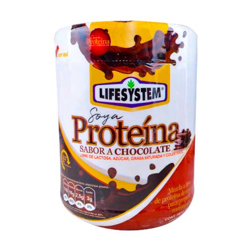 Proteina De Soya Lifesystem chocolate 250g