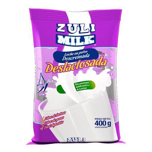 Leche Zulimilk Descremada Deslactosada 400g - Domi Delivery