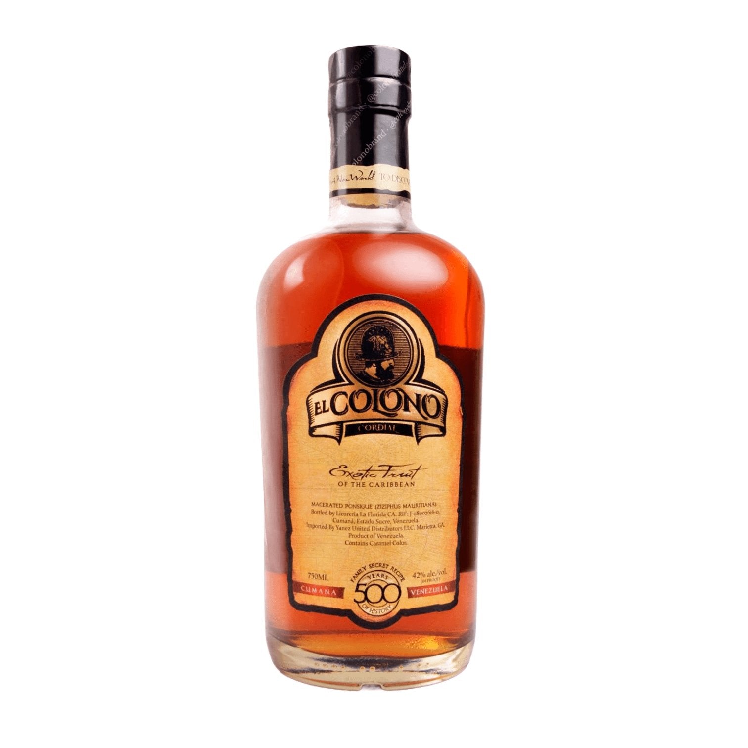 LICOR RON DE PONSIGUE EL COLONO 0,75L  - Domi Delivery