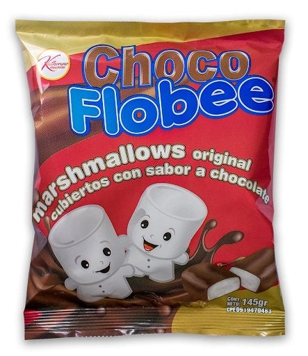 Marshmallow Flobee Melos Cubiertos En Chocolate 145G - Domi Delivery