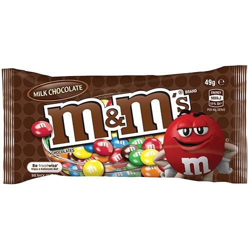 m&m milk chocolate 49g - Domi Delivery