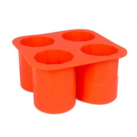 MOLDE DE SILICÓN PARA HIELO ROJO - Domi Delivery