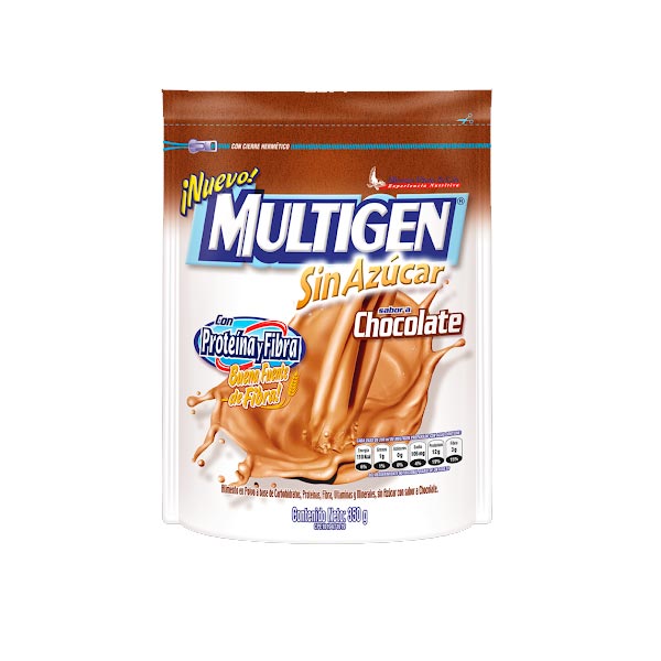 Multigen Sin Azucar Chocolate 350G