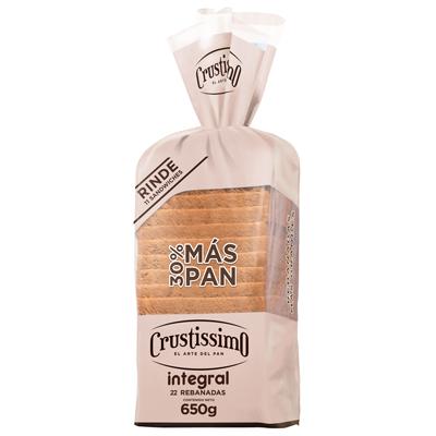 Pan crustissimo integral 650g - Domi Delivery