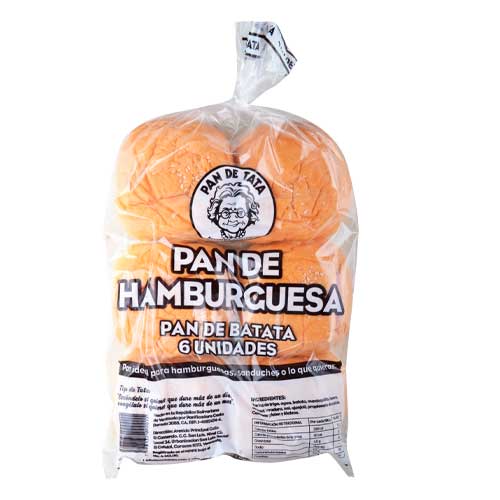 Pan de hamburguesa tata 6u - Domi Delivery