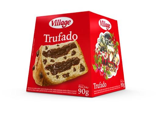 Panettone Navidad Village Trufado 90g - Domi Delivery