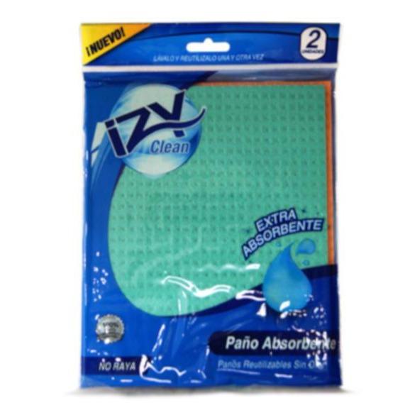 Paño Izy Clean Absorbente 2U - Domi Delivery