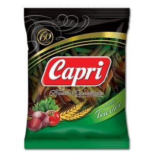 Pasta pluma 3 vegetales capri 500g - Domi Delivery