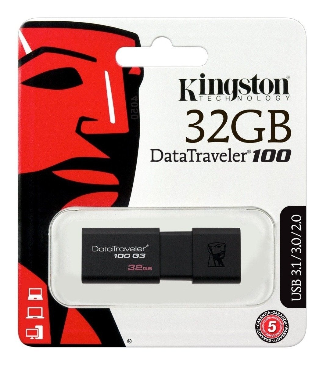 PENDRIVE 32GB KINGSTON USB 3.0 - Domi Delivery