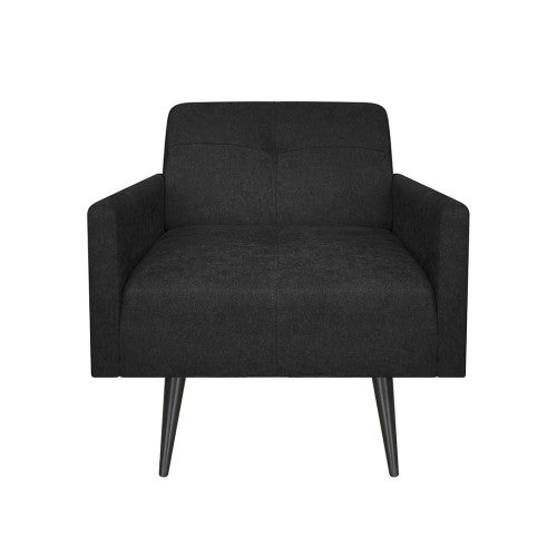 Poltrona Serrano negro tela