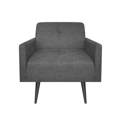 Poltrona Serrano gris tela