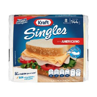 Queso kraft single 453g - Domi Delivery